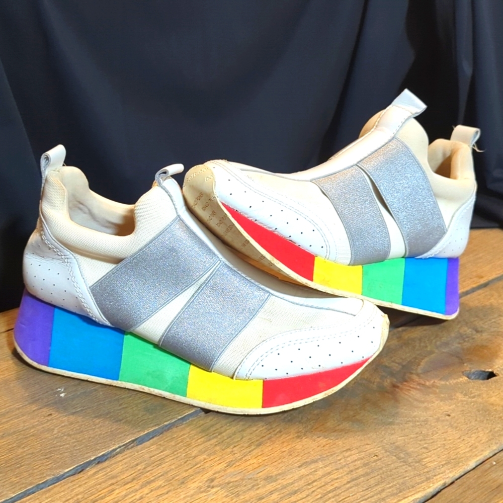 Donald/Pliner Rainbow Sneakers